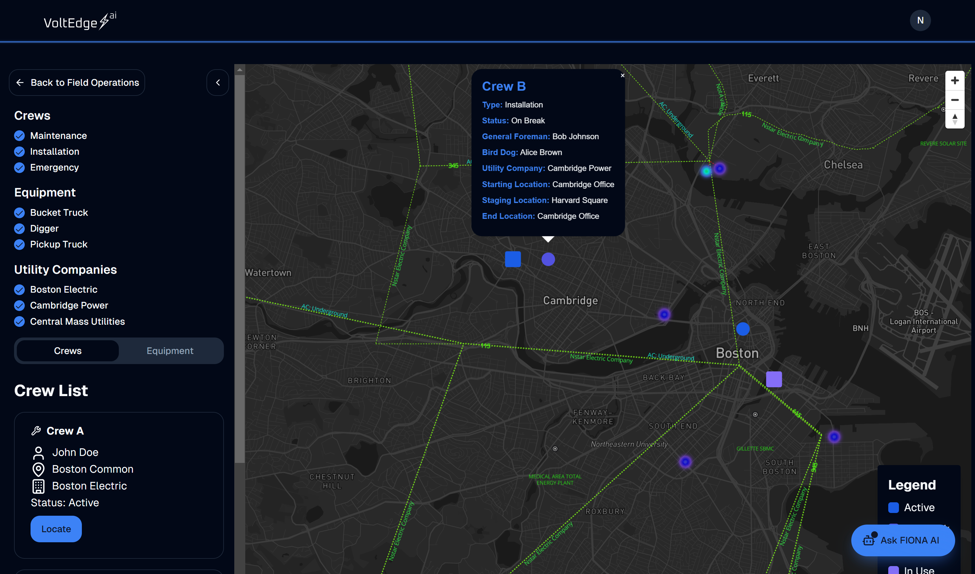 Realtime Tracking Dashboard